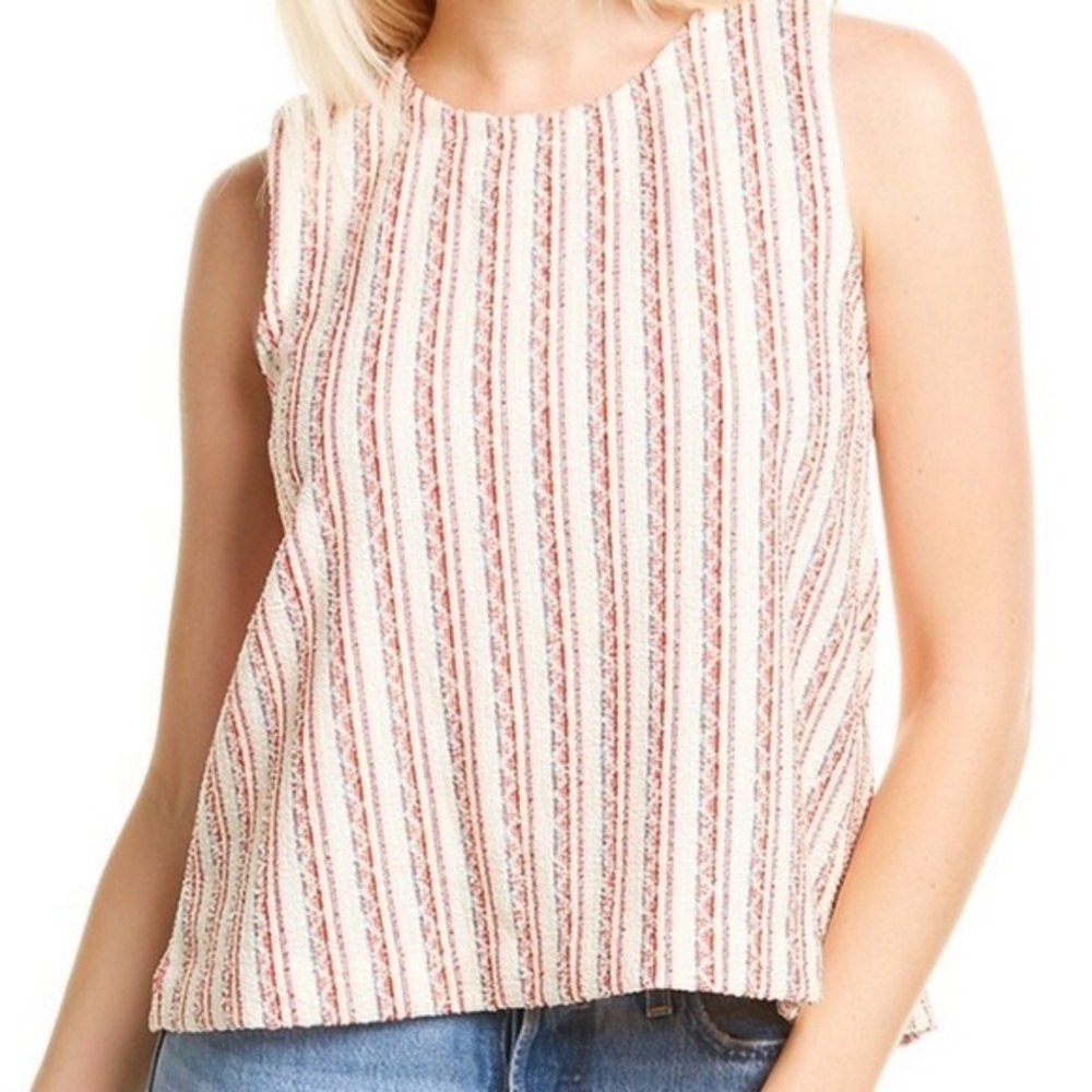 Madewell Split-Back Shell Top Stripes - Picture 7 of 7